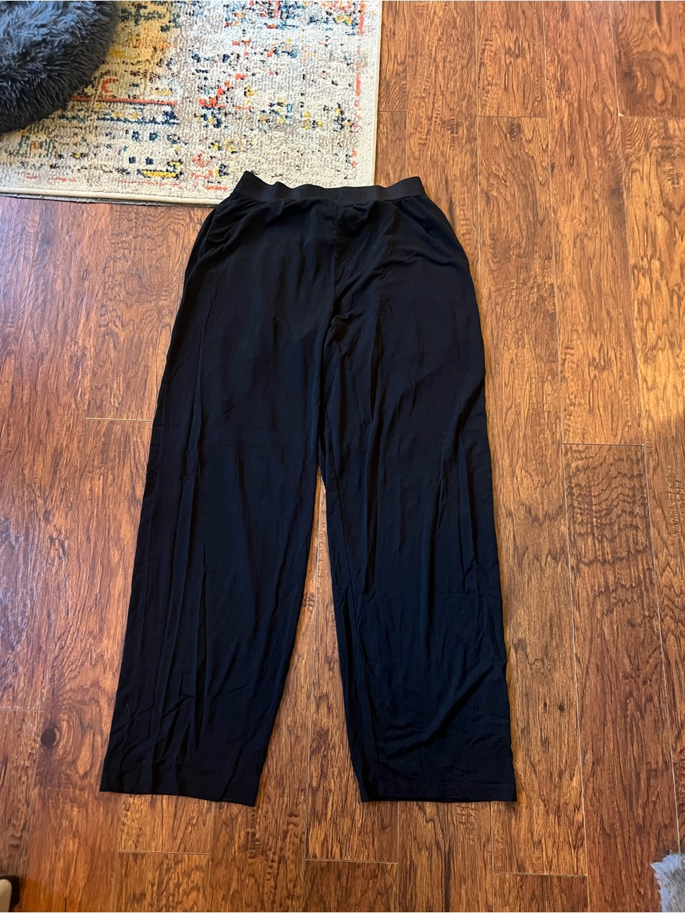 Tommy John Men's Black Second Skin Sleep Lounge Pajama Pants Size Medium